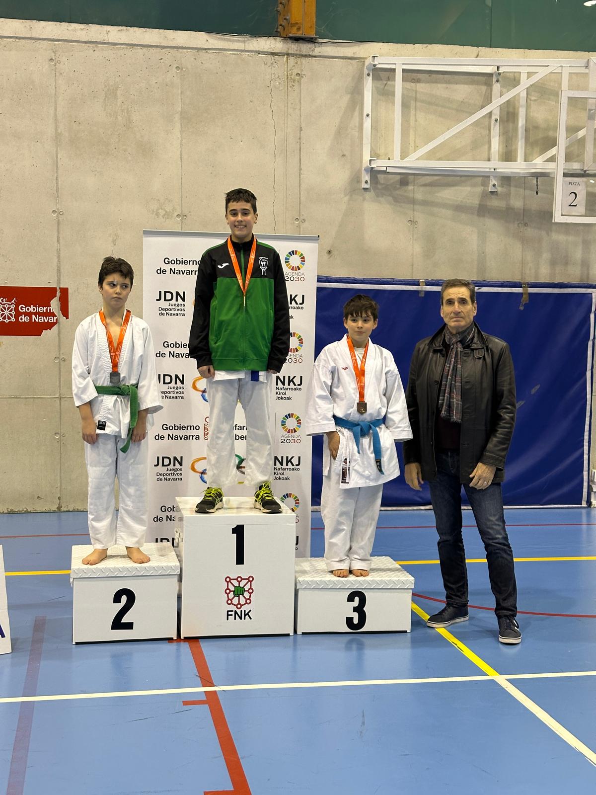 Resultados Campeonato Navarro Alevín y JDN Kumite Infantil y Juvenil